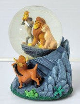 *MM) Vintage Disney Lion King Classic Circle of Life Musical Water Snow Globe - $39.59