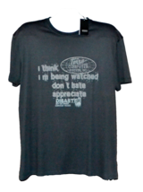 Verri Milano Black Gray Logo Print Cotton Men&#39;s T- Shirt Shirt Size 3XL - £72.78 GBP