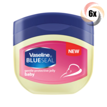 6x Jars Vaseline Blue Seal Gentle Baby Protective Petroleum Jelly | 3.4oz | - £17.46 GBP