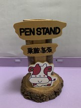 Norikura Kogen Pen Holder Old Wooden Pen Stand - $346.84 MXN