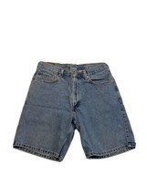 Vintage Levi’s 550 Denim Shorts Blue Medium Wash Waist 34” 100% Cotton  - £12.17 GBP