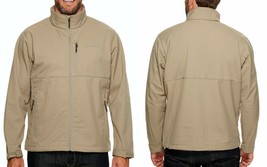 Columbia Ascender Men&#39;s Softshell Jacket Big &amp; Tall Water Wind Resistant, Tusk - £46.81 GBP