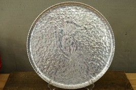 MCM Mid Century Aluminum Metalware RODNEY KENT 421 Hammered TULIP Flower... - $34.54