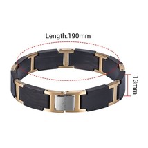 Wood Bracelet for Men Women Links Bracelet Charm Bangle Jewelry Gift pulsera hom - £32.06 GBP