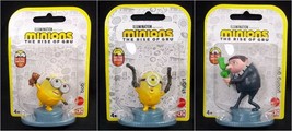 Minions Rise of Gru  2.5&quot; figures cake toppers Select from Menu - £3.95 GBP