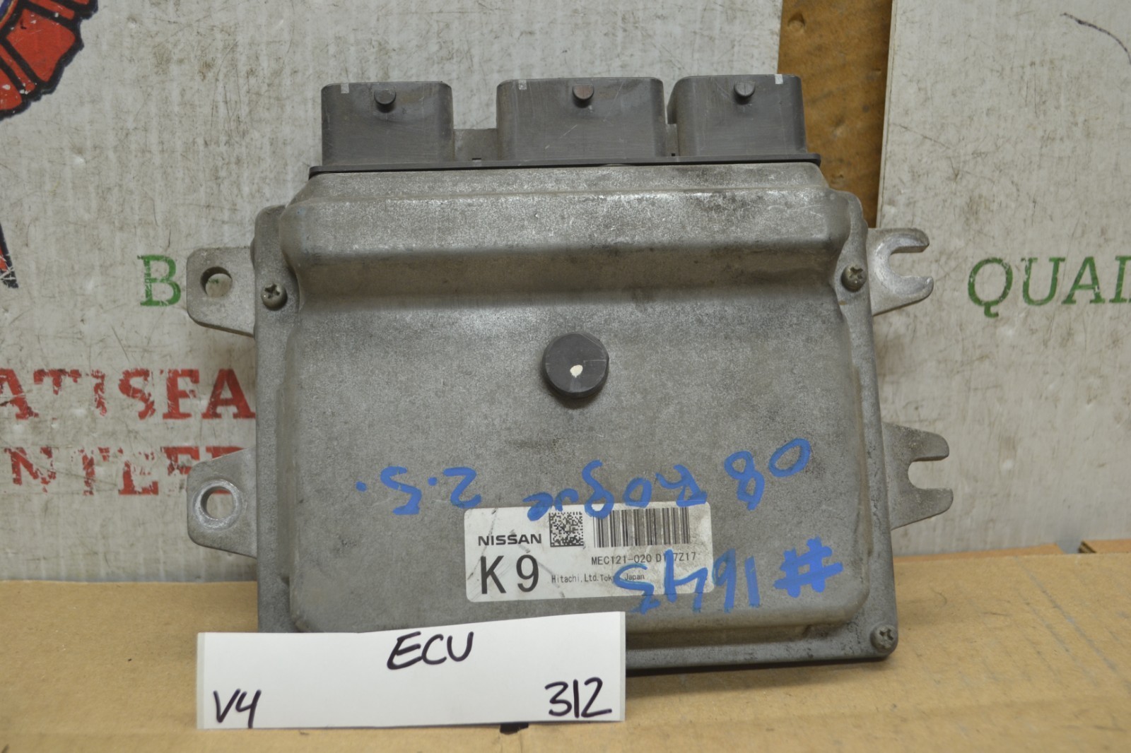 2008 Nissan Rogue 2.5L Engine Control Unit ECU MEC121020D1 Module 312-V4 - $78.39