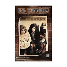 Led Zeppelin: Complete Lyric &amp; Chord Songbook: Guitar Lyric/ Chord Edition Led Z - £20.93 GBP