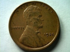 1920 Lincoln Cent Penny Ch Au Choice About Uncirculated Nice Original Coin - £9.53 GBP