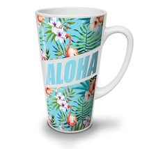 Aloha Holiday NEW White Tea Coffee Latte Mug 12 17 oz | Wellcoda - £16.94 GBP+