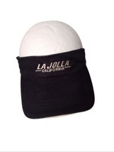 Fahrenheit La Jolla California Visor Unisex Black Adjustable Embroidered... - £11.83 GBP