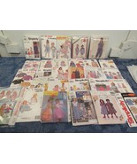 Sewing Pattern Lot 1980&#39;s Vtg Clothing Dresses Kids Children McCall&#39;s Si... - $28.81