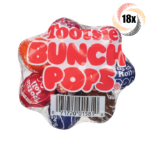 18x Bag Tootsie Bunch Pops Original Assorted Flavor Lollipop Candy | 8 Pops Each - £29.92 GBP