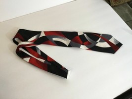 Bracers Mens Red White Tie Geometric  - £7.90 GBP