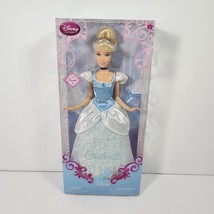 Disney Store Princess Posable Cinderella Doll In Glitter Dress New In Box Nrfb - £19.85 GBP