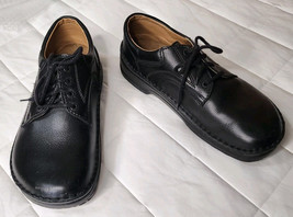 Vintage Birkenstock Men’s Derby Style Oxfords Lace Up Black Shoes Size Us 11 - £41.37 GBP