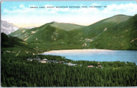 Grand Lake Rocky Mountain National Park Colorado Postcard - £8.72 GBP