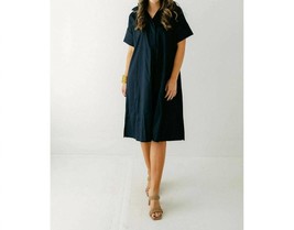 Tyler Boe addie midi shirtdress in Navy - size XS/S - £128.18 GBP