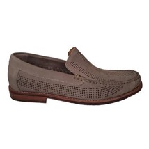 Tommy Bahama Felton Loafer Nubuck Perforated Slip-On Shoes Gray Men&#39;s 7.5M - $57.87