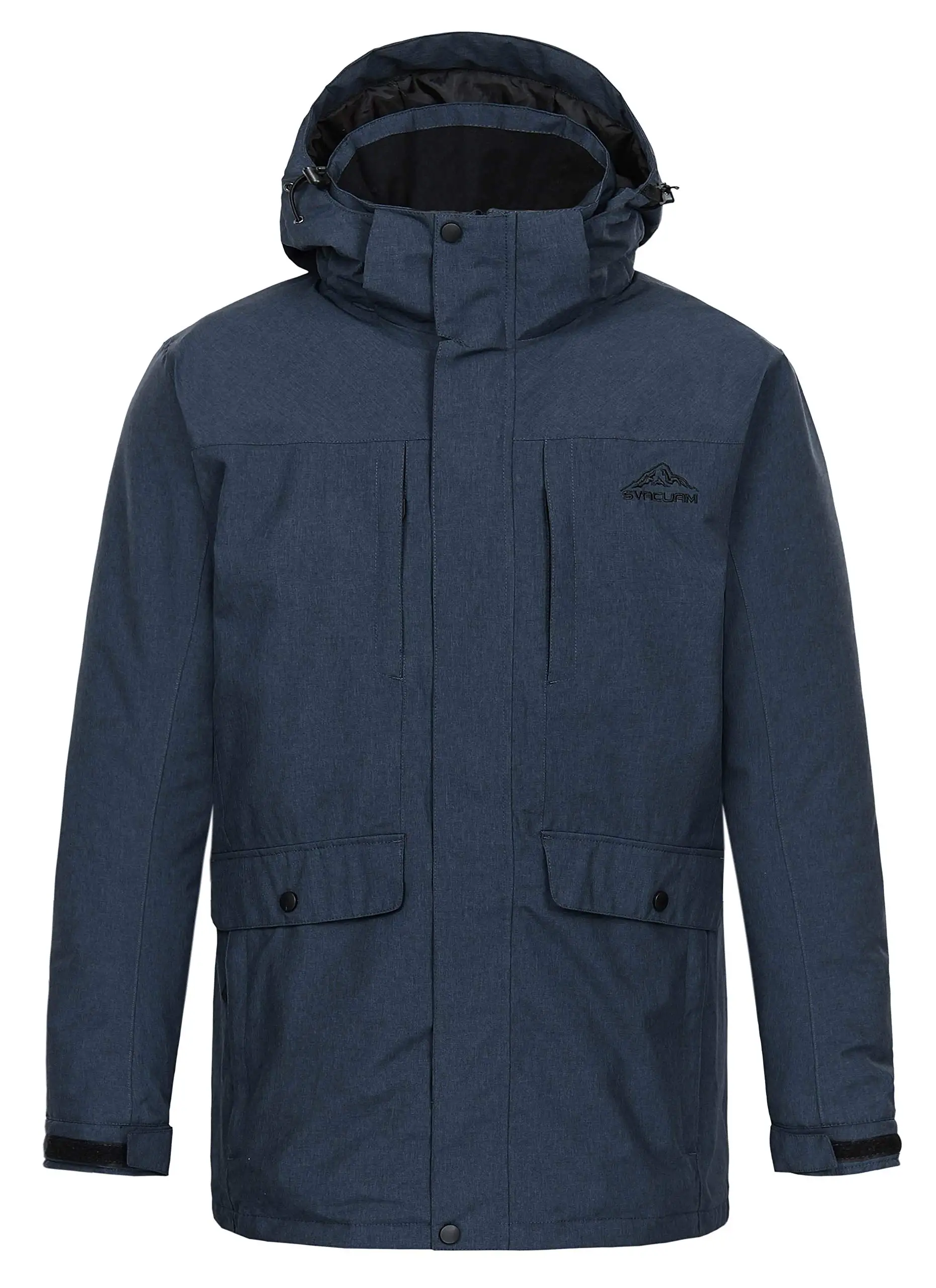 Winter Men Fleece Lined Windbreaker Stretchy Water Resistant Comfortable... - £351.37 GBP