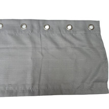 Mainstays Silver Grommet Window Valance 54&quot; x 14&quot; Polyester - £3.92 GBP