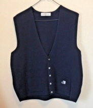 Noir Blanc 110 Wool Blend Sweater Vest Size L - $23.47