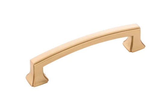 Hickory Hardware P3232-BGB 3.75 in. Bridges Pull, Brushed Golden Brass - $6.00