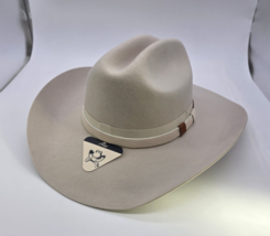 Classic Wool Western Cowboy Hat – Classic Cattleman Style Wool Fedora Wi... - $54.22