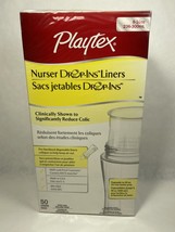 Playtex Baby Nurser Drop-Ins Disposable Bottle Liners 8-10 oz 50ct Sealed New - £19.98 GBP