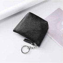 Portable Genuine Leather Coin Purse Vintage Key Card Coin Earphone Holder Pouch  - £18.06 GBP