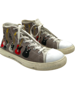 men&#39;s Electric Guitar High-top canvas sneaker shoes size 10 - $38.66 CAD