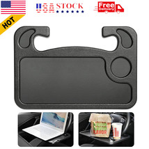 Car Steering Wheel Tray Desk Two Sided For Laptop Drink Food Work Table ... - $27.99