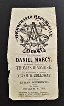 1877 antique POLITICAL REPUBLICAN campaign New Hampshire TICKET Daniel M... - £70.02 GBP