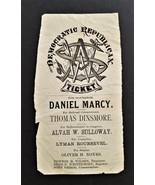 1877 antique POLITICAL REPUBLICAN campaign New Hampshire TICKET Daniel M... - £70.36 GBP
