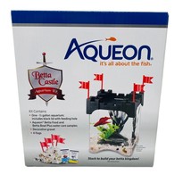 Aqueon Betta Castle Kit Half Gallon Black - £8.20 GBP