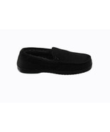 Dearfoams Men&#39;s Keaton Memory Foam Moccasin Wide With Size Small 7-8 Black - $27.71
