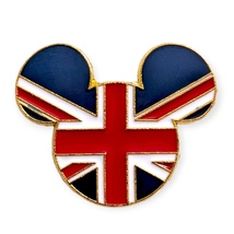 Mickey Icon Disney Pin: United Kingdom Flag - £10.14 GBP