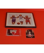 Sports-Chicago Bulls Basketball Collection-4 Items, Michael Jordon, NBA - $27.00