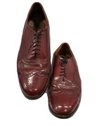 Royal Windsor by Grenson Brown Leather Oxford SZ 10 D ENGLAND Men&#39;s Shoes - £30.46 GBP