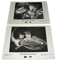 2 2001 Jimmy Neutron: Boy Genius Movie Press Photos Rocket Ship Robot Dog - £7.93 GBP