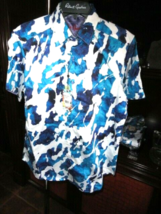 Robert Graham Chambers Colorful  Short Sleeve Shirt Large Size - £157.39 GBP