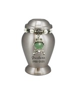 Peaceful Frog Pewter Keepsake Urn - Love Charms Option - $27.28 CAD