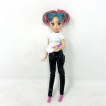 Barbie Video Game Hero Fashion Doll Mattel Anime Eyes Blue Hair AS IS  - $8.86
