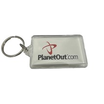 Planetout.com LGBTQIA+ Promotional Retro Plastic Keychains KeyRing TV In... - $8.60