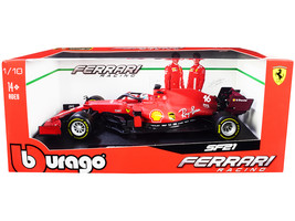 Ferrari SF21 #16 Charles Leclerc Formula One F1 Car "Ferrari Racing" Series 1/18 - $89.94