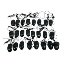 Lot of 24: Logitech B100 USB Optical Wired Scroll Mouse (Black) - $59.39
