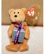 TY Beanie Baby Mini Teddy Birthday Bear 4 1/2&quot; Tall 2004 Tag Stuffed Ani... - £6.40 GBP
