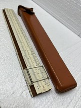 K &amp; E708190 slide rule, ruler with case Hard To Find - $98.99