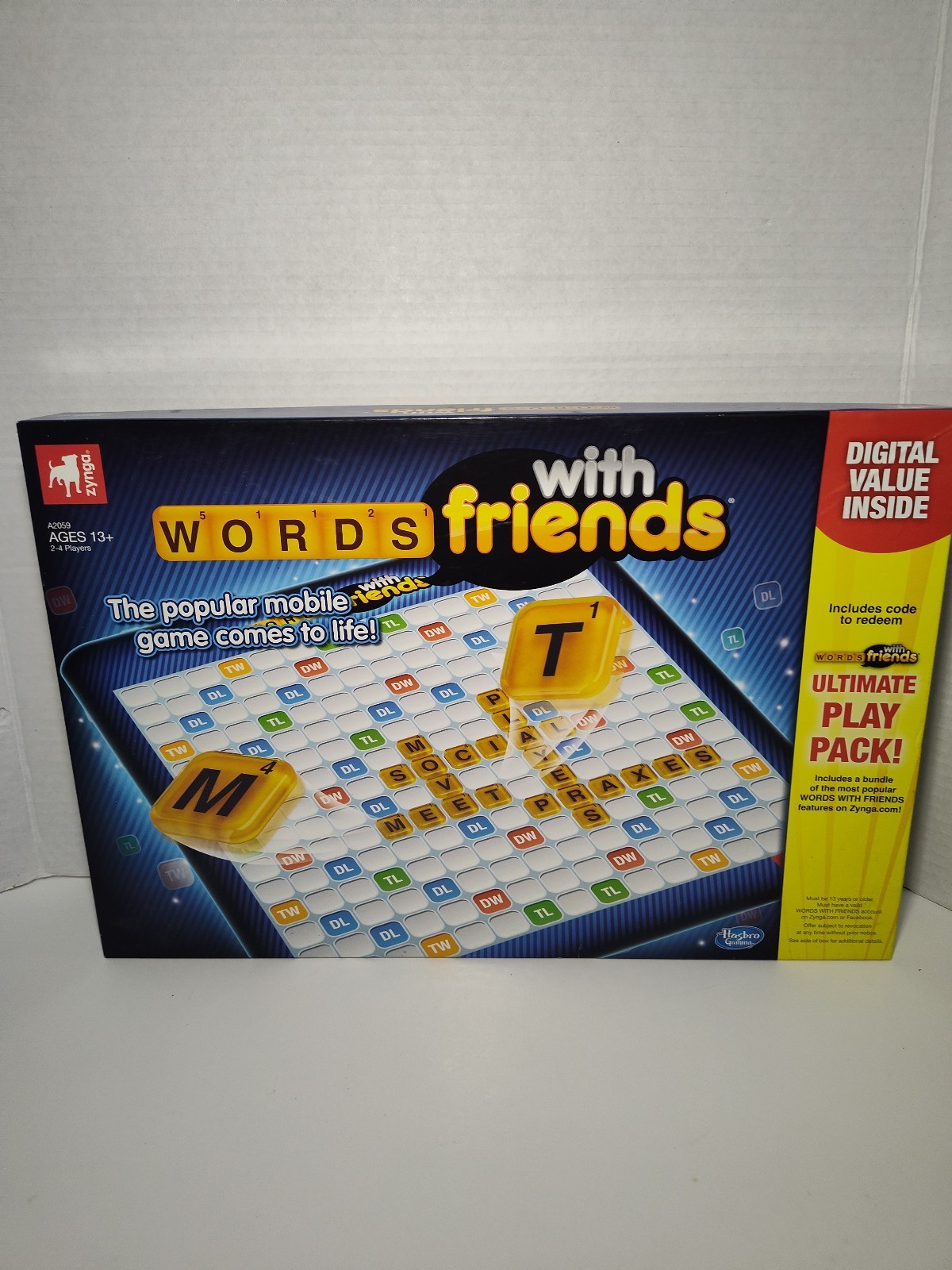 Words with Friends Board Game by Hasbro - 100% Complete - $12.37