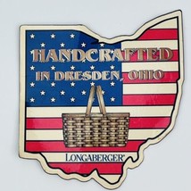 Longaberger Magnet Handcrafted In Dresden Ohio Refrigerator Magnet Vinta... - $9.74