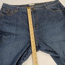 St. John's Bay RN#93677 Women's Blue Cotton Blend Stretch Jeans Sz 18W (38×21) image 12